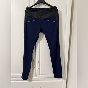 ADAY Throw & Roll Performance Pants Size M Navy Black